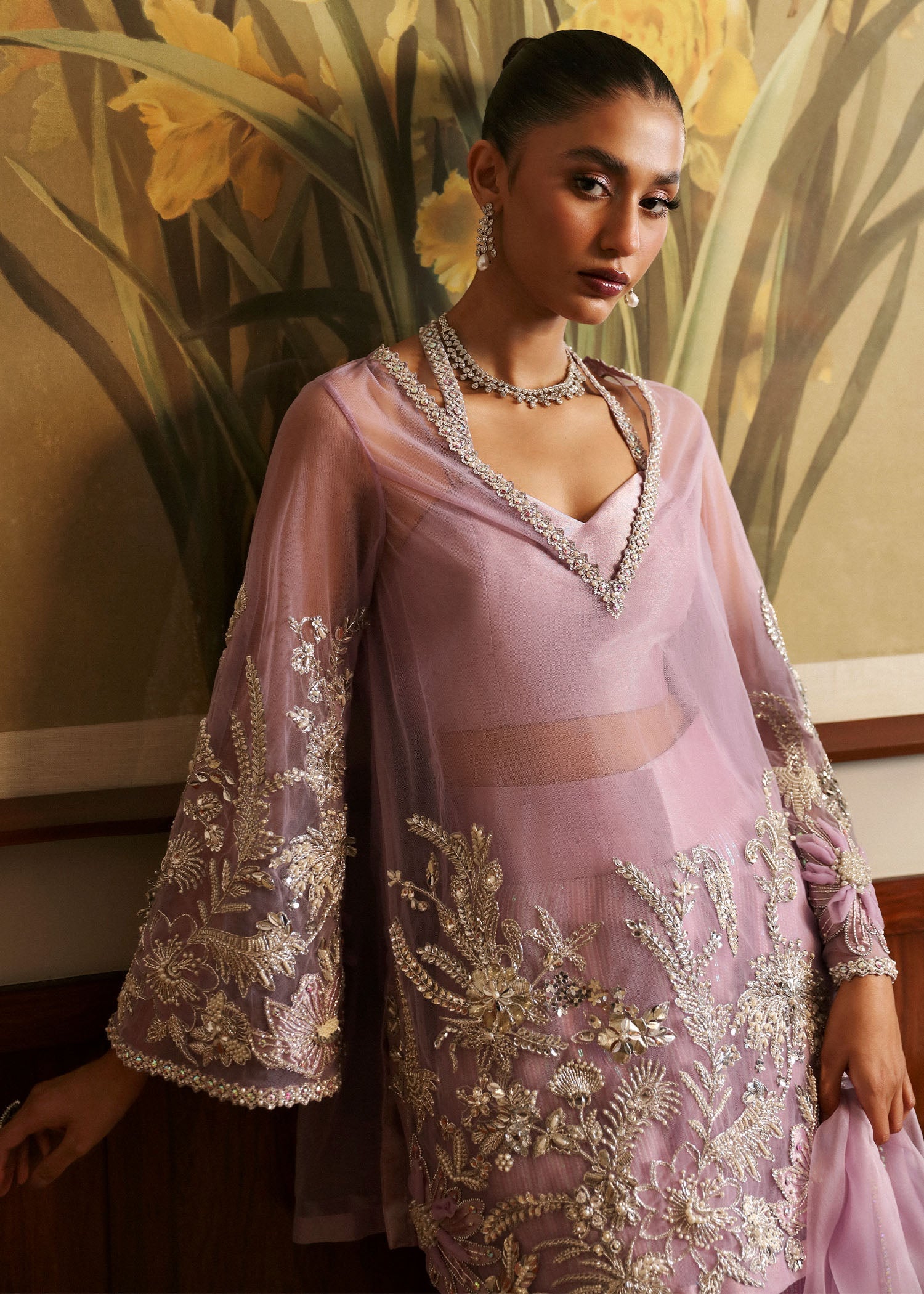 Sadaf Fawad Khan | Late Checkout at the Fred | Purple Charm - House Of Anaya