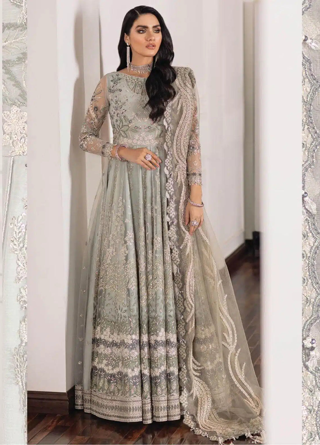 Baroque | Chantelle Embroidered | EC-03 - House Of Anaya
