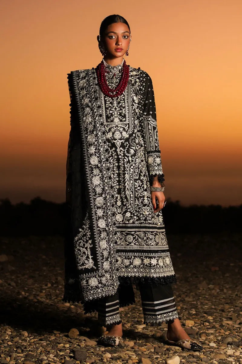 Sana Safinaz | Luxury Lawn 2023 | L231-008A-CZ - House Of Anaya
