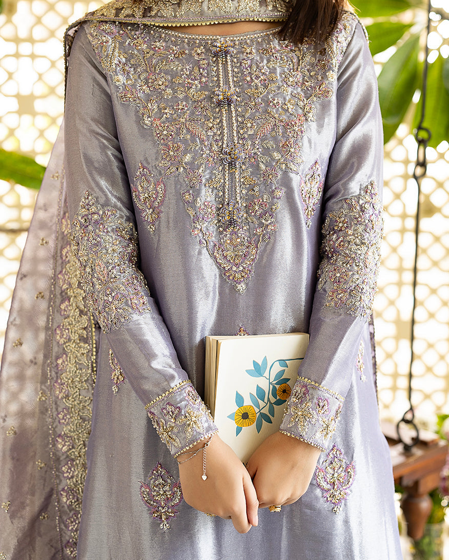 Mushq | Sunehri Lama Silk | Samiya