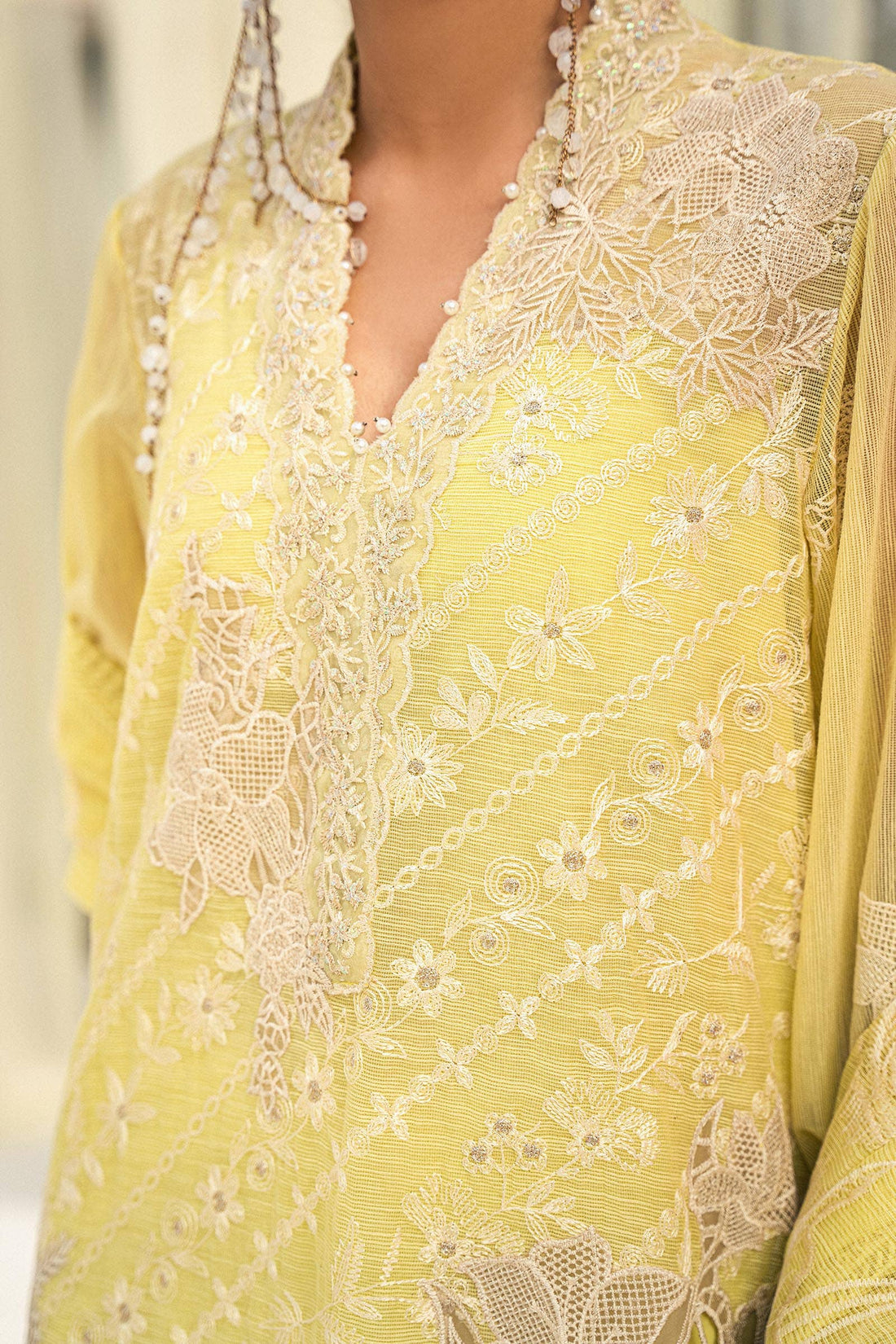 Sana Safinaz | Luxury Collection 24 | L241-010A-3CV - House Of Anaya