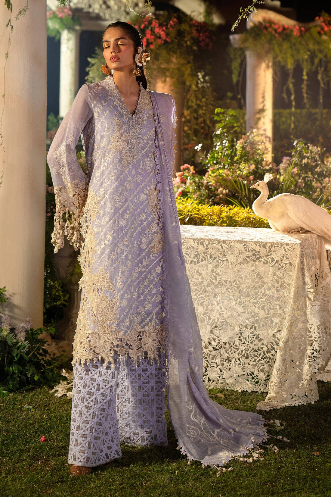 Sana Safinaz | Luxury Collection 24 | L241-010B-3CV - House Of Anaya