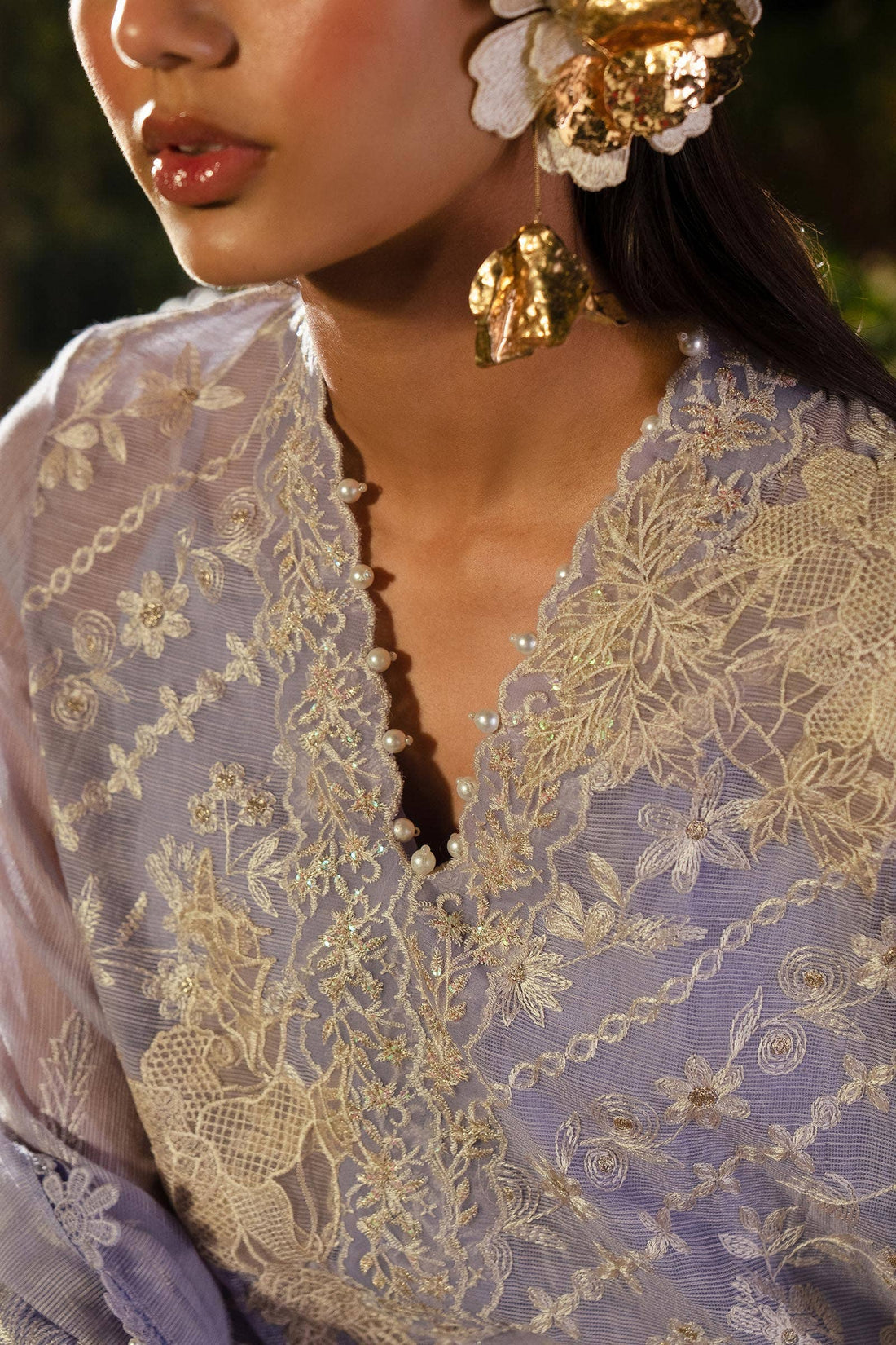 Sana Safinaz | Luxury Collection 24 | L241-010B-3CV - House Of Anaya