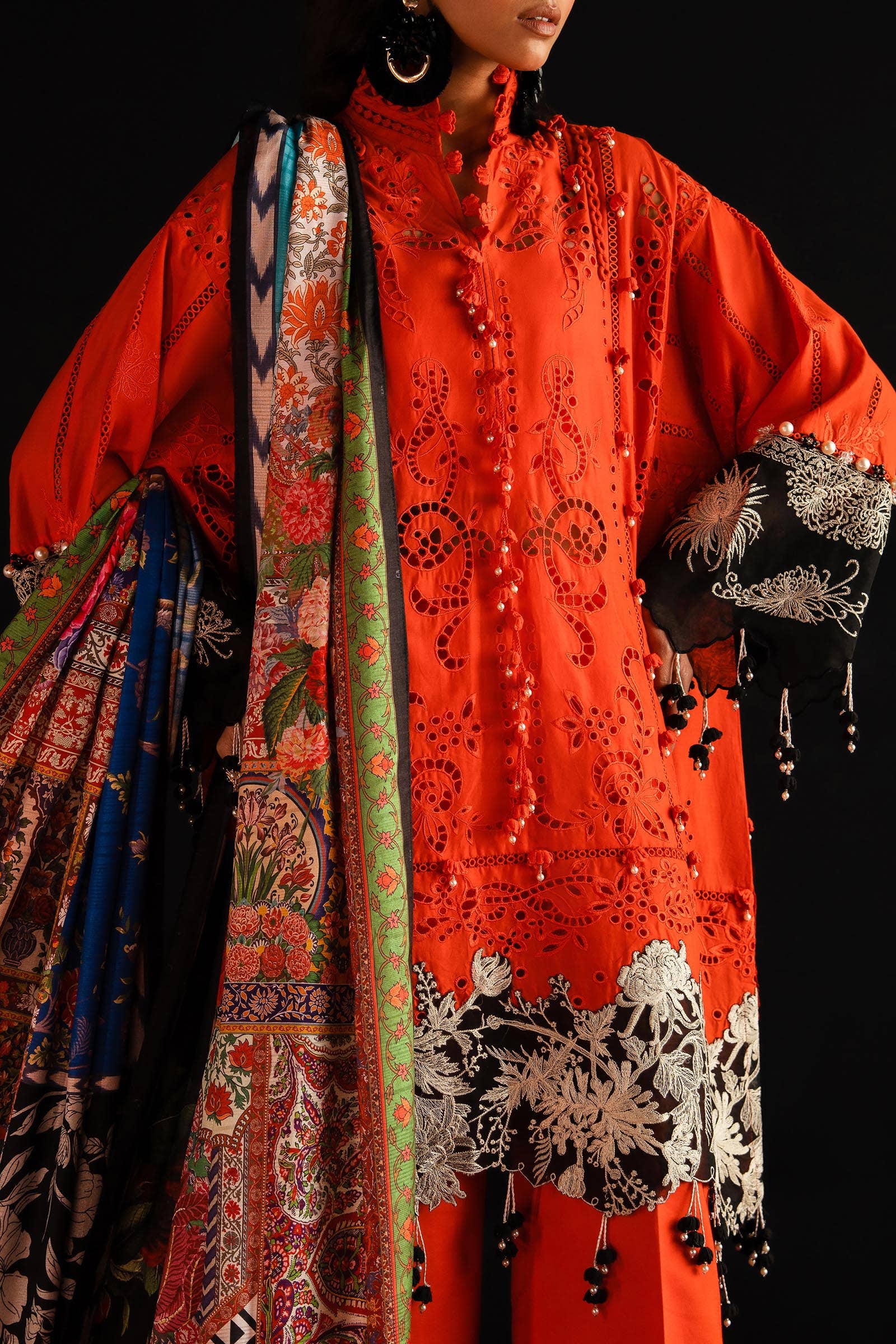 Sana Safinaz | Luxury Collection 24 | L241-001A-3CL - House Of Anaya