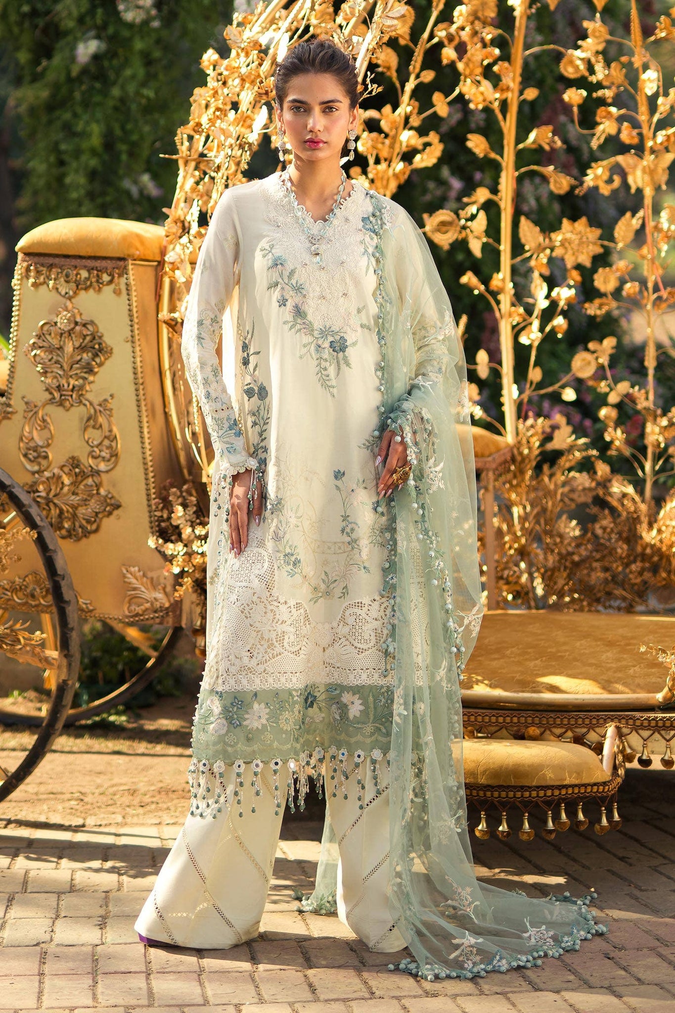 Sana Safinaz | Luxury Collection 24 | L241-003A-3CT - House Of Anaya