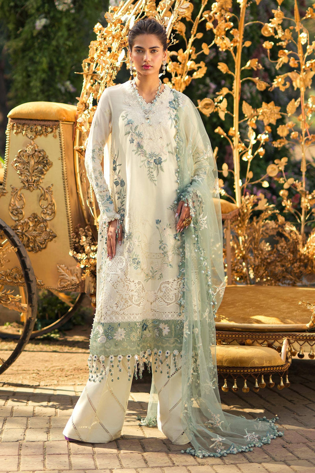 Sana Safinaz | Luxury Collection 24 | L241-003A-3CT - House Of Anaya