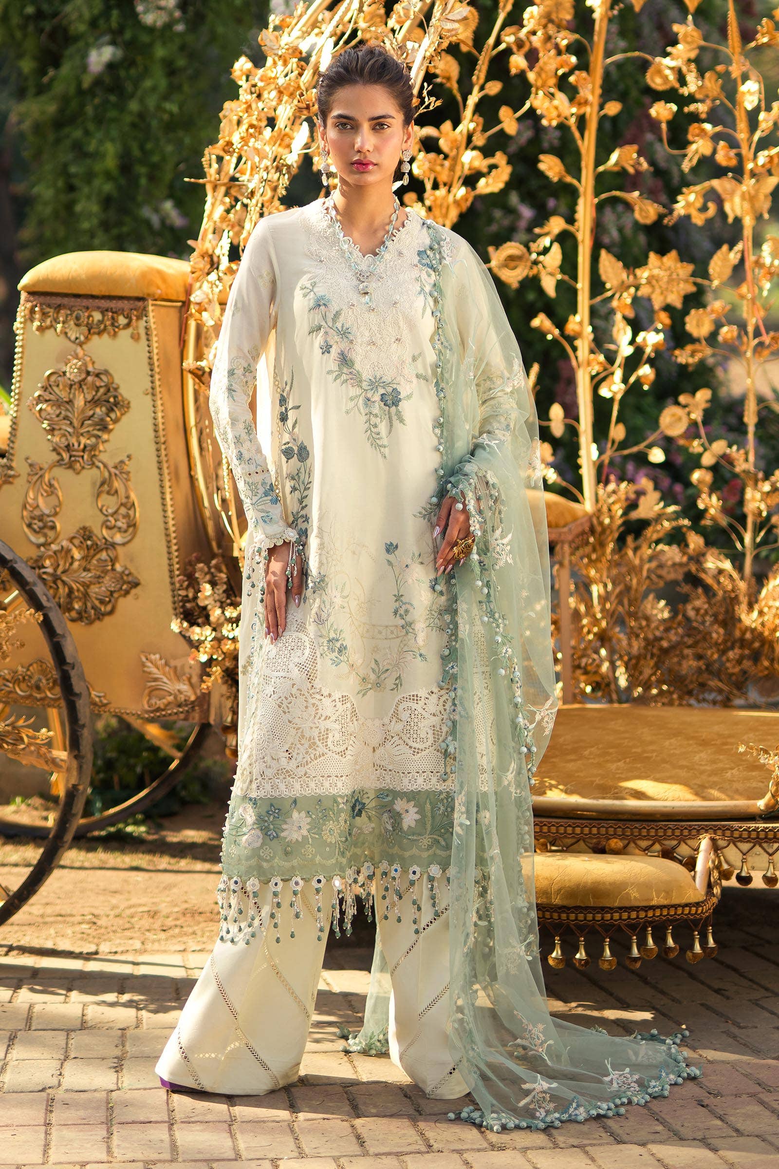 Sana Safinaz | Luxury Collection 24 | L241-003A-3CT - House Of Anaya
