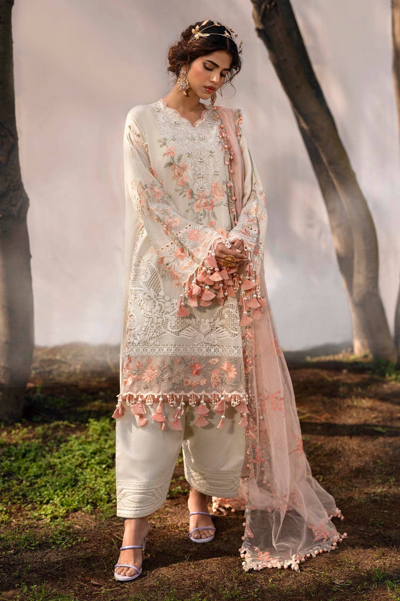 Sana Safinaz | Luxury Collection 24 | L241-003B-3CT - House Of Anaya