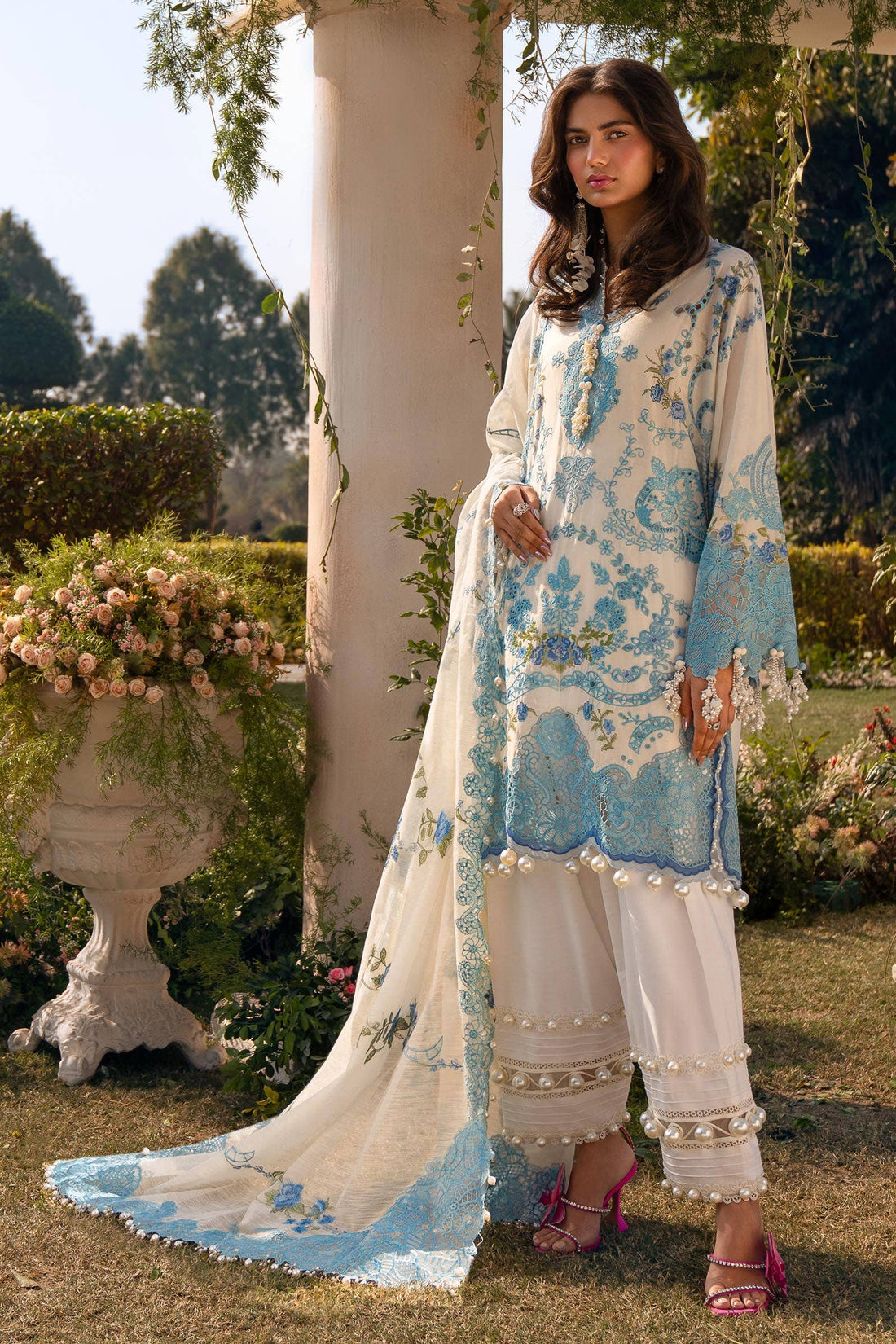 Sana Safinaz | Luxury Collection 24 | L241-004A-3CV - House Of Anaya