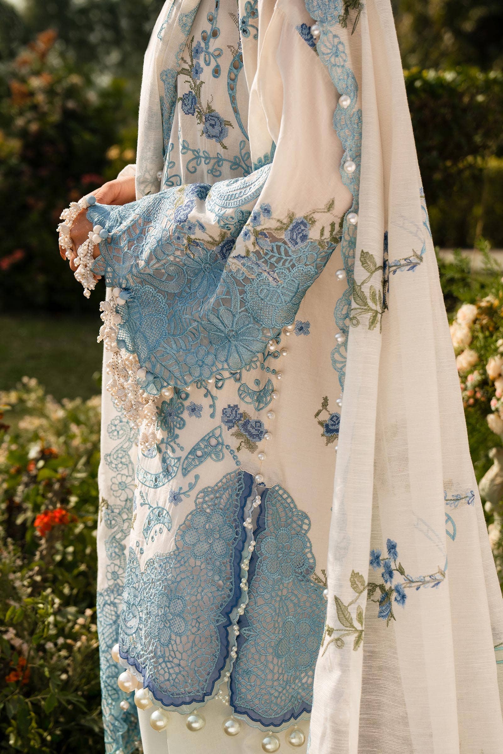 Sana Safinaz | Luxury Collection 24 | L241-004A-3CV - House Of Anaya