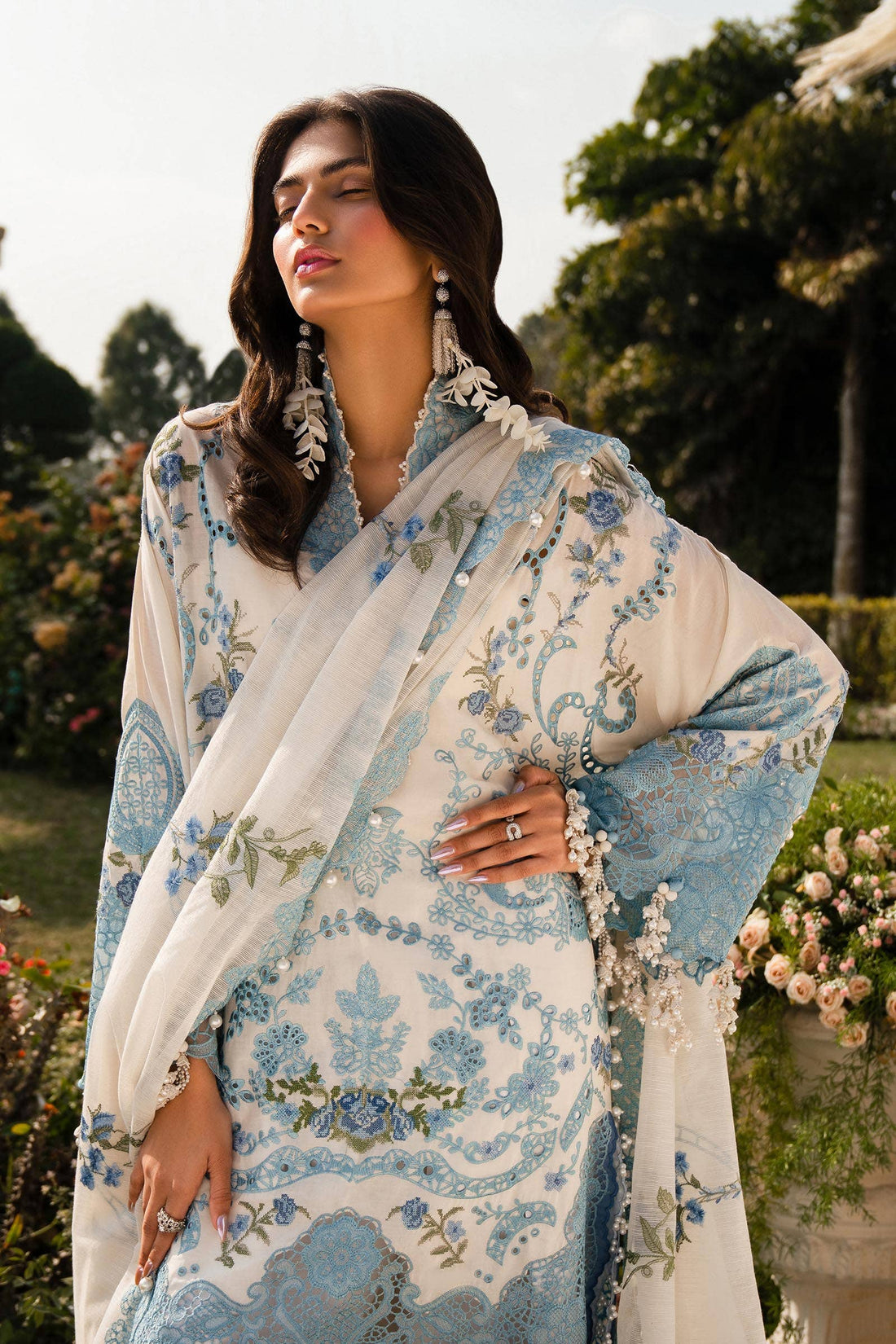 Sana Safinaz | Luxury Collection 24 | L241-004A-3CV - House Of Anaya