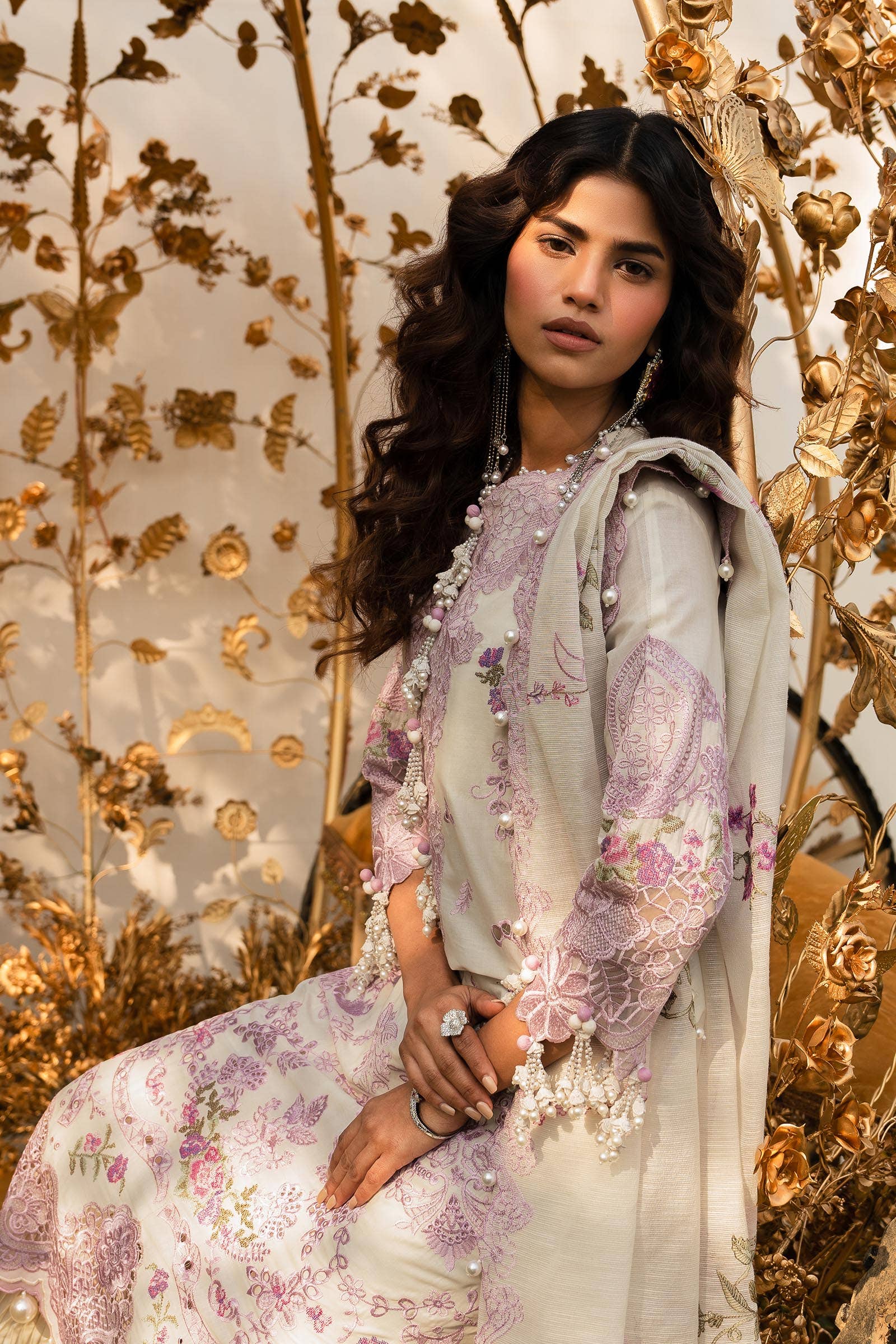Sana Safinaz | Luxury Collection 24 | L241-004B-3CV - House Of Anaya