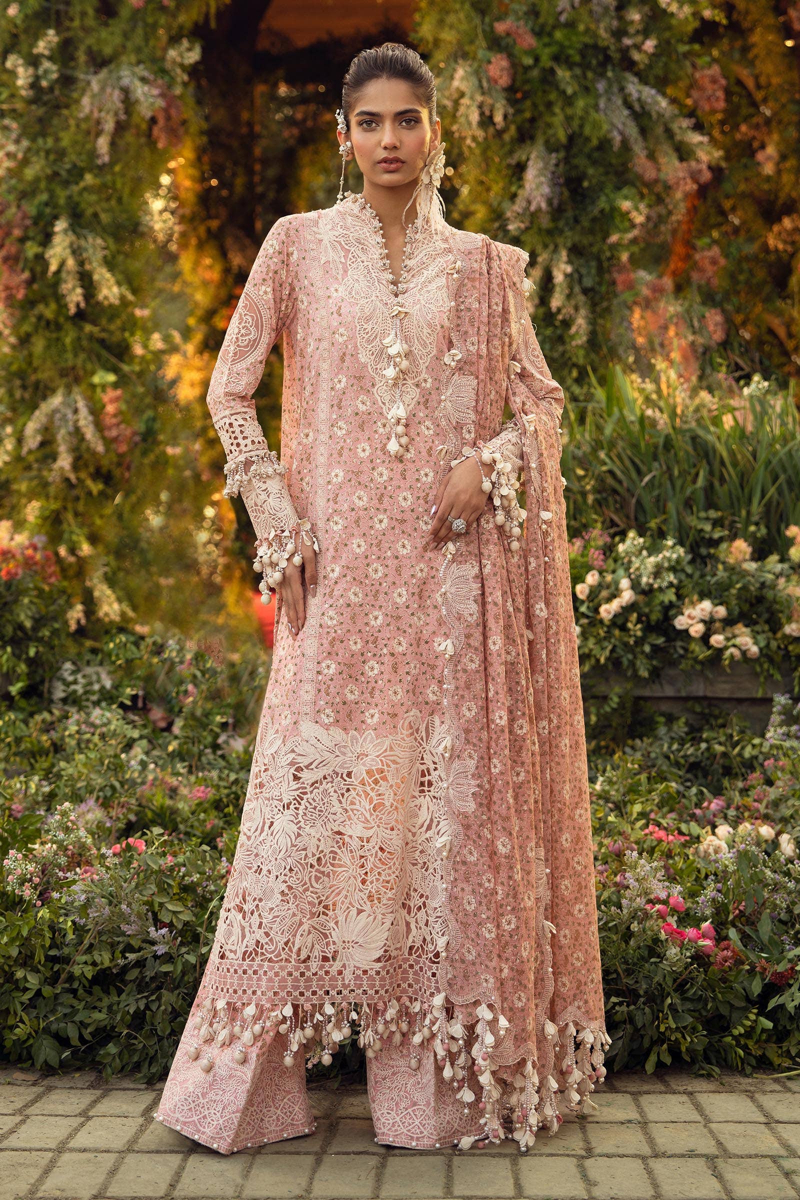 Sana Safinaz | Luxury Collection 24 | L241-005A-3CU - House Of Anaya