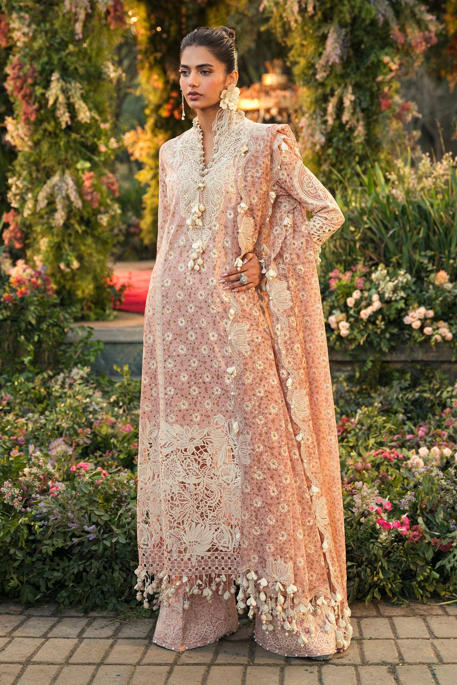 Sana Safinaz | Luxury Collection 24 | L241-005A-3CU - House Of Anaya