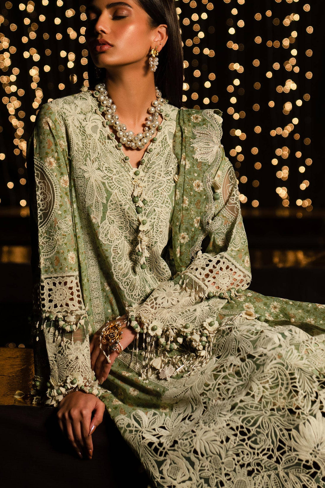 Sana Safinaz | Luxury Collection 24 | L241-005B-3CU - House Of Anaya