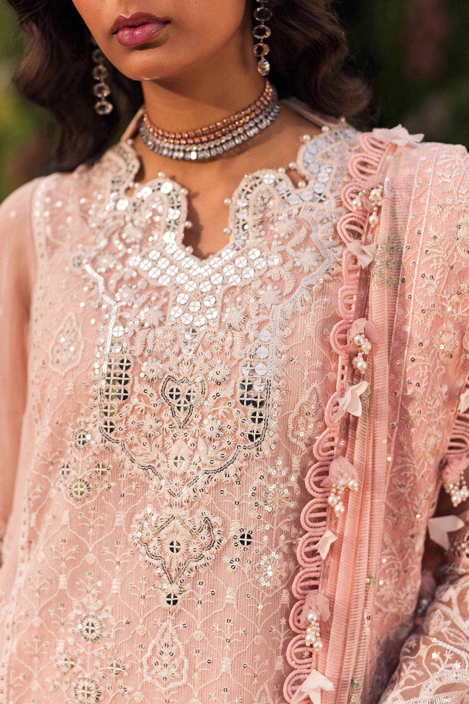 Sana Safinaz | Luxury Collection 24 | L241-006A-3CV - House Of Anaya
