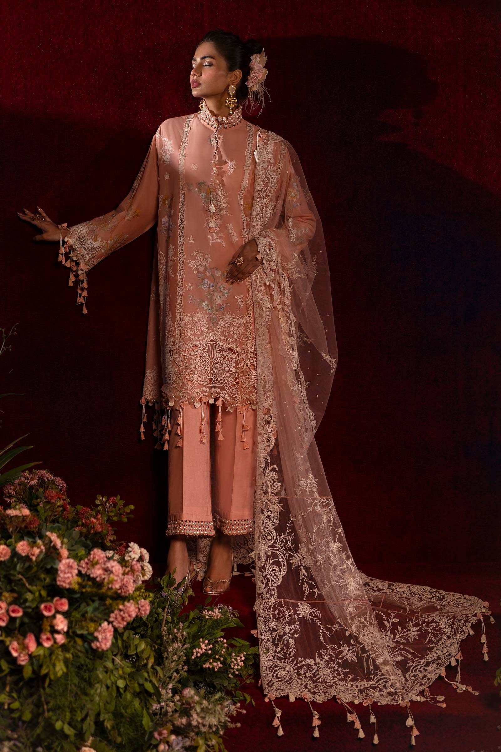 Sana Safinaz | Luxury Collection 24 | L241-007A-3CT - House Of Anaya