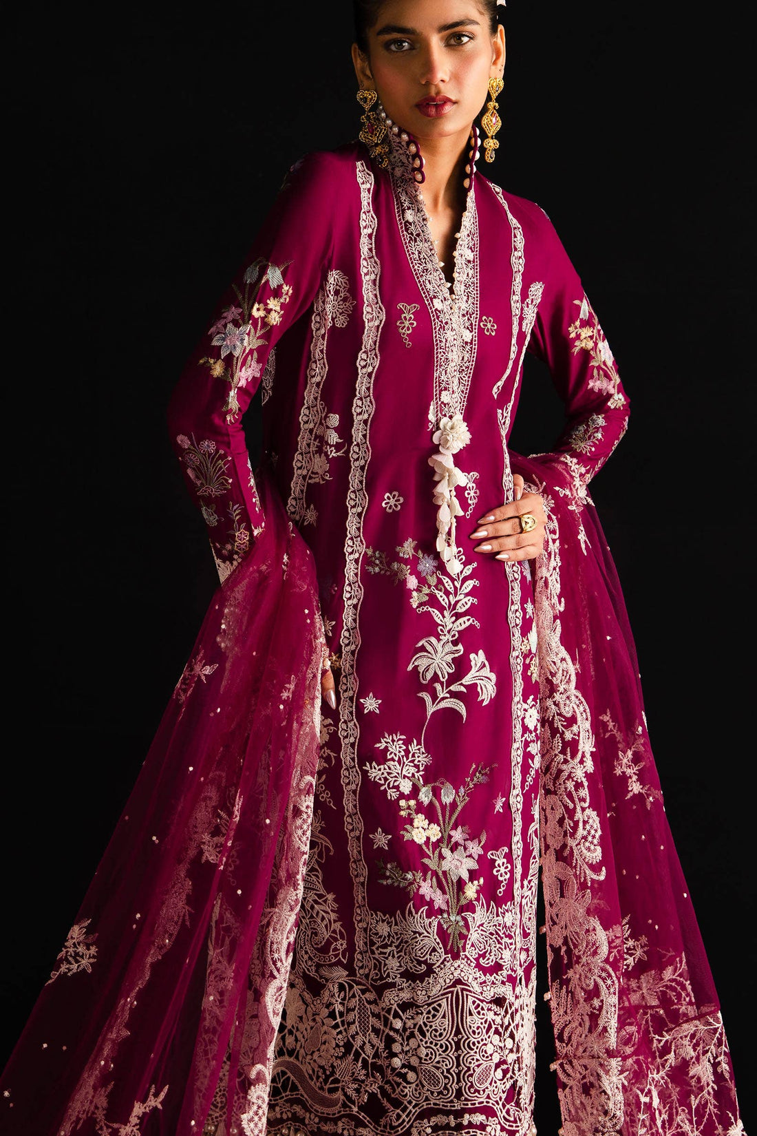 Sana Safinaz | Luxury Collection 24 | L241-007B-3CT - House Of Anaya