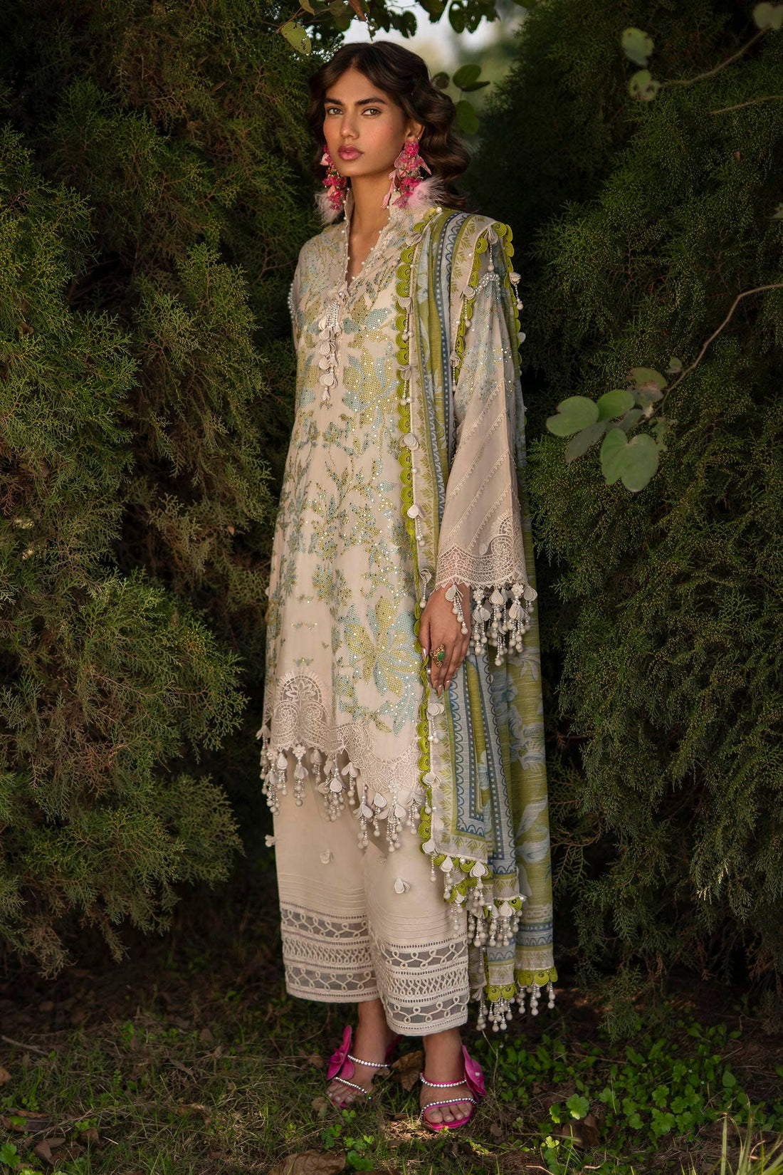 Sana Safinaz | Luxury Collection 24 | L241-008A-3CV - House Of Anaya