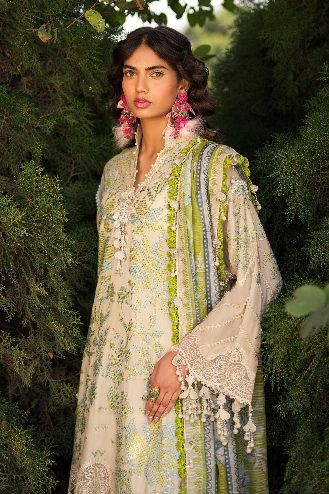Sana Safinaz | Luxury Collection 24 | L241-008A-3CV - House Of Anaya