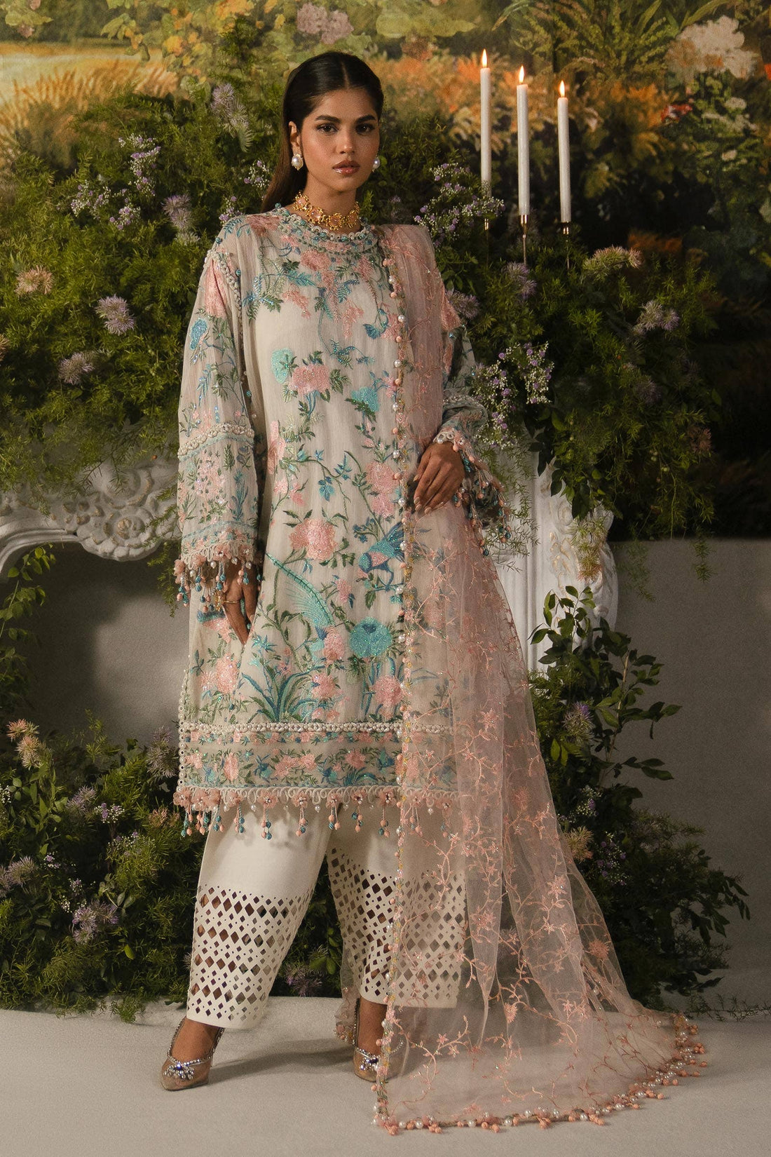 Sana Safinaz | Luxury Collection 24 | L241-009B-3CT - House Of Anaya
