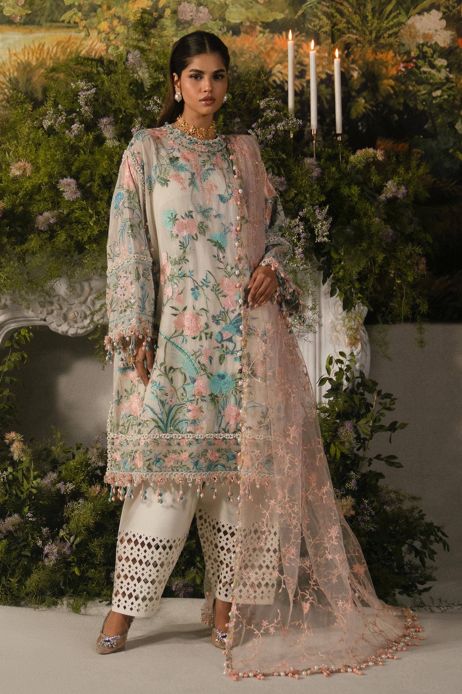 Sana Safinaz | Luxury Collection 24 | L241-009B-3CT - House Of Anaya