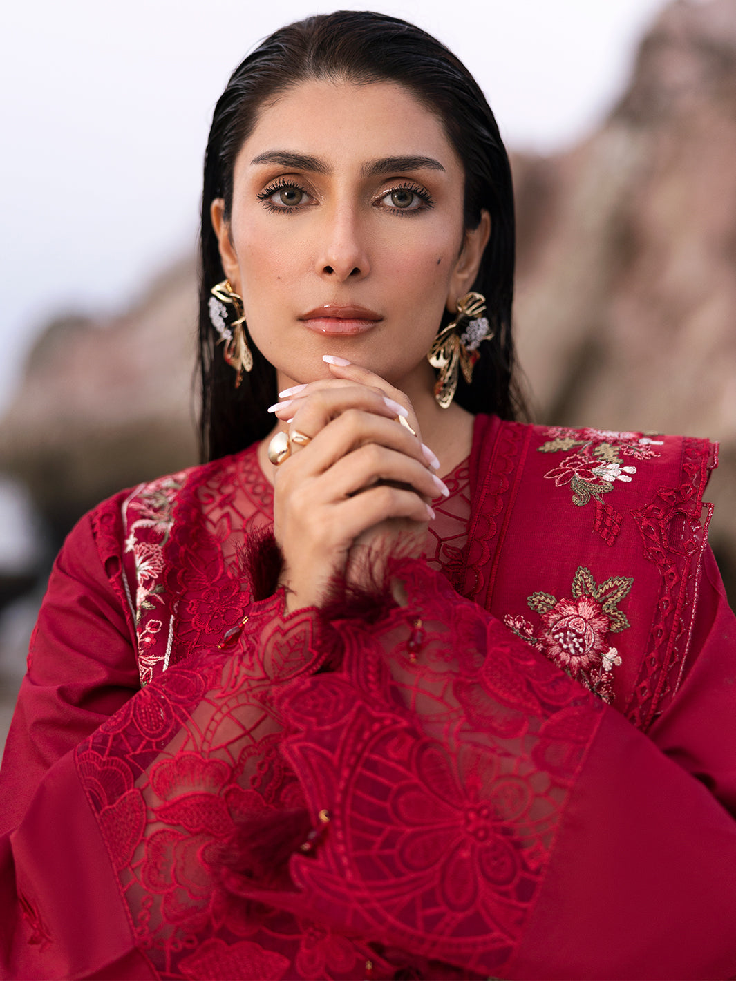 Mahnur | Sirena Luxury Lawn 25 | Scarlett - House Of Zarish