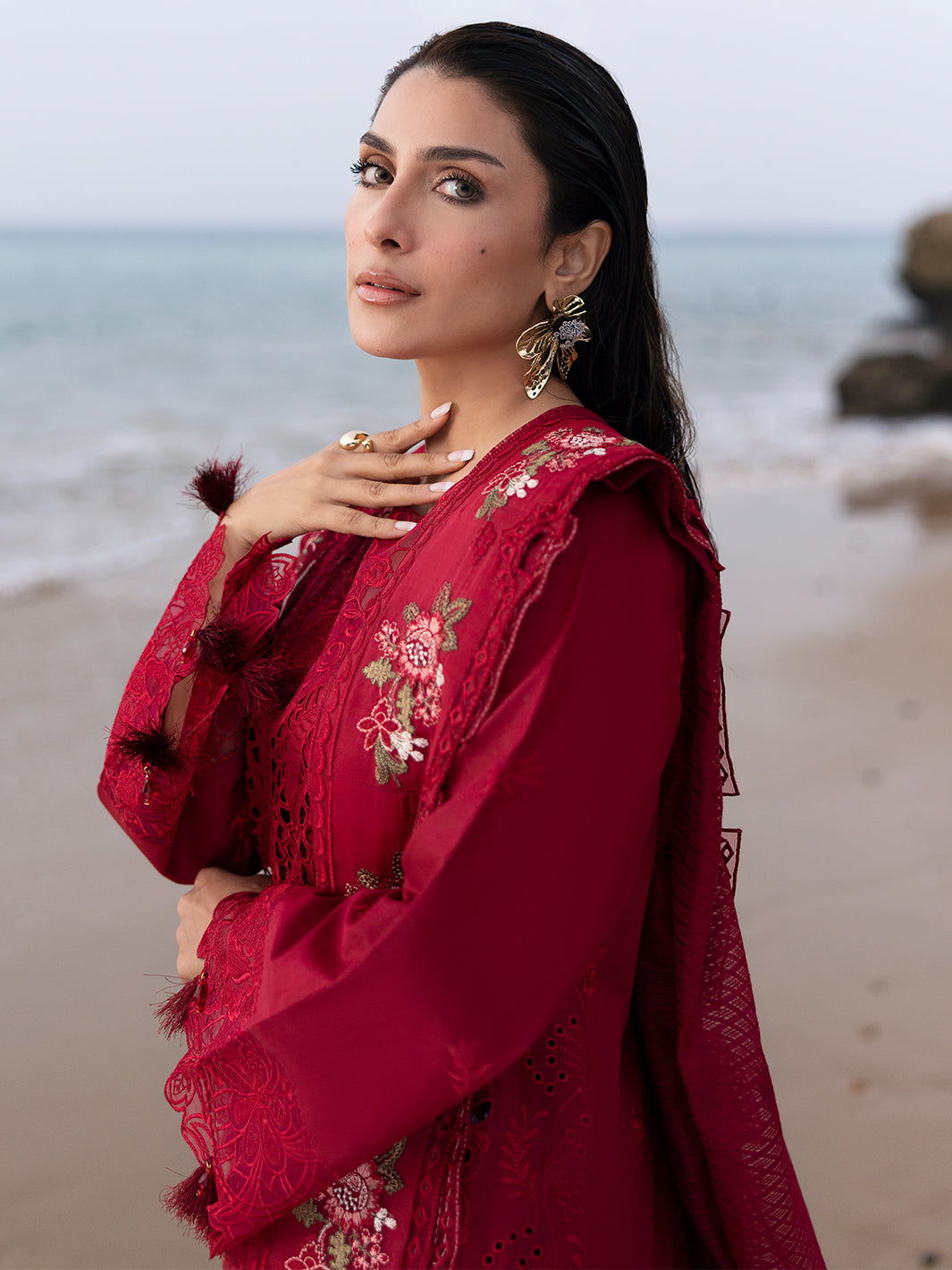 Mahnur | Sirena Luxury Lawn 25 | Scarlett - House Of Zarish