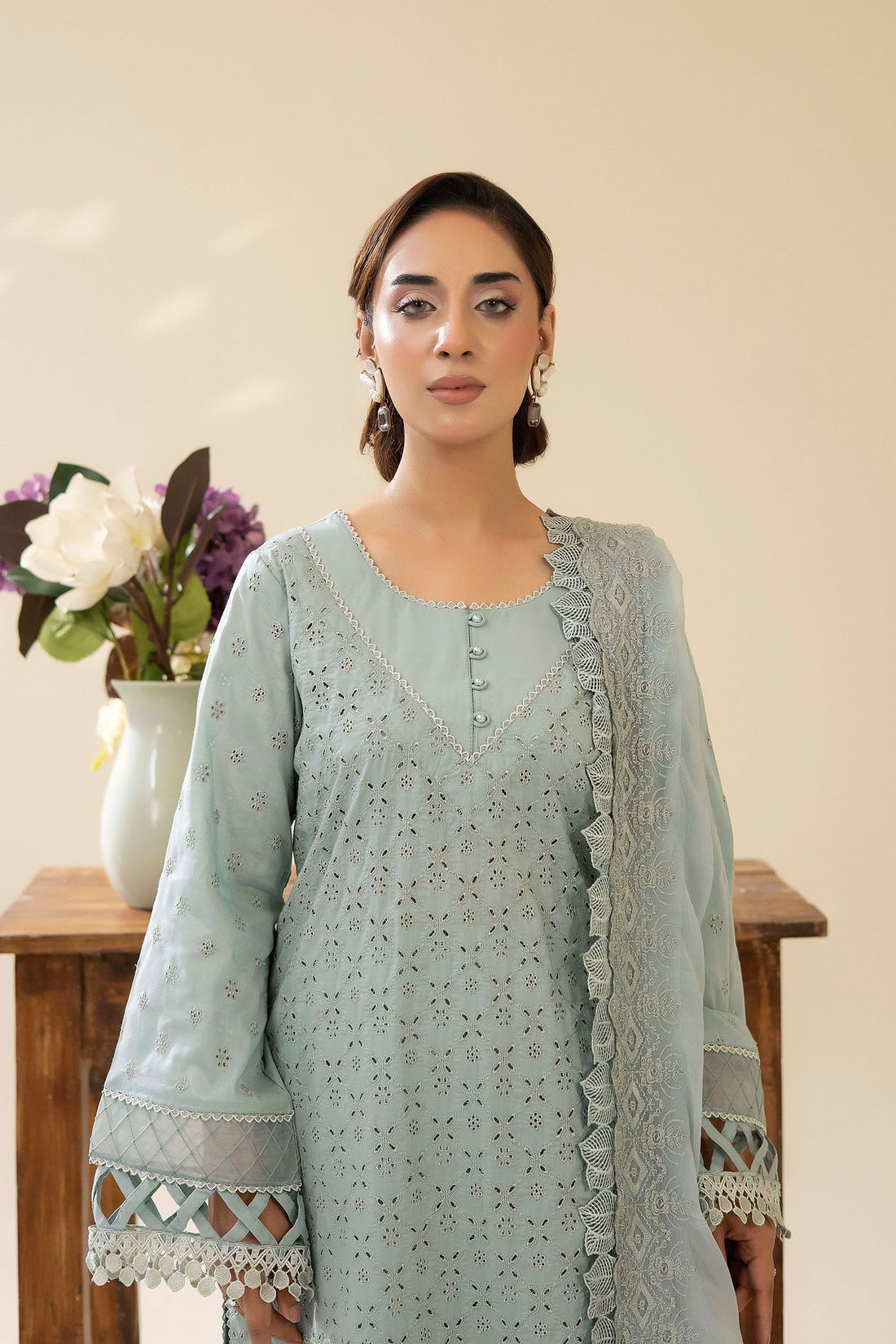 Adans Libas | Chikankari Lawn | CHIKANKARI LAWN-16 - 1