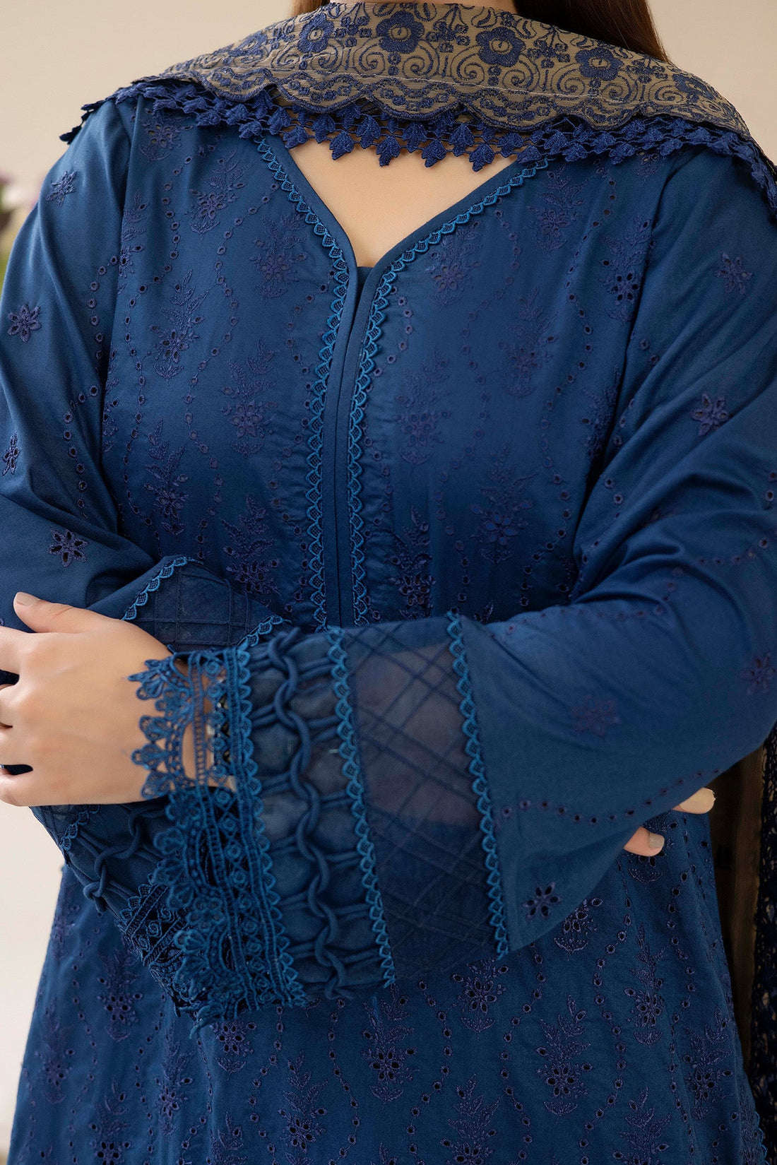 Adans Libas | Chikankari Lawn | CHIKANKARI LAWN-01 - 1