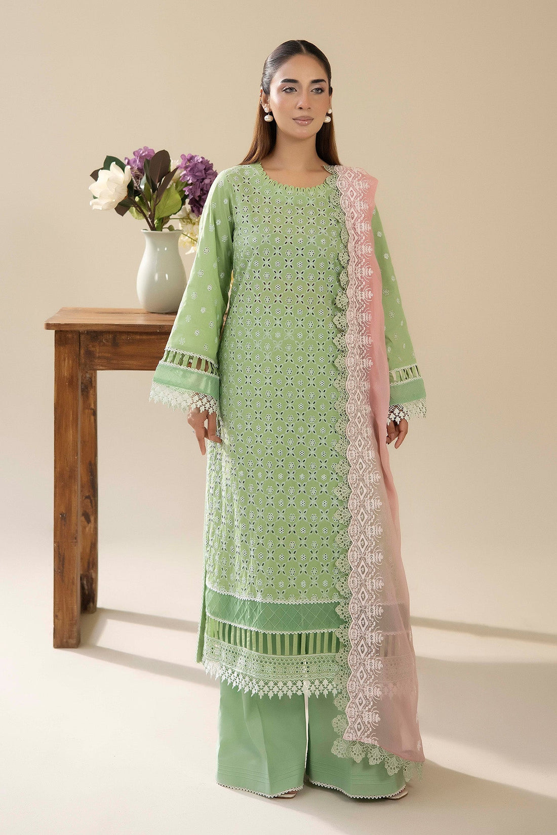 Adans Libas | Chikankari Lawn | CHIKANKARI LAWN-02 - 1