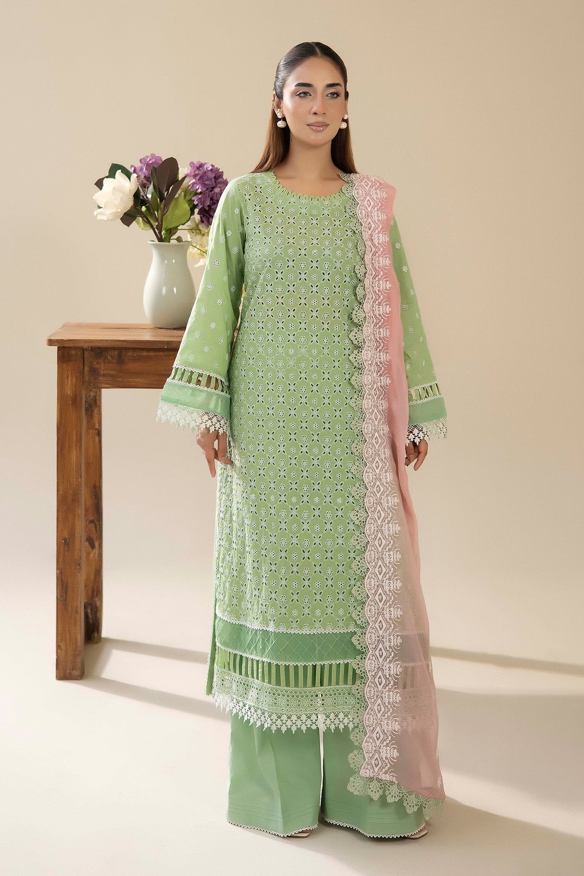Adans Libas | Chikankari Lawn | CHIKANKARI LAWN-02 - 2