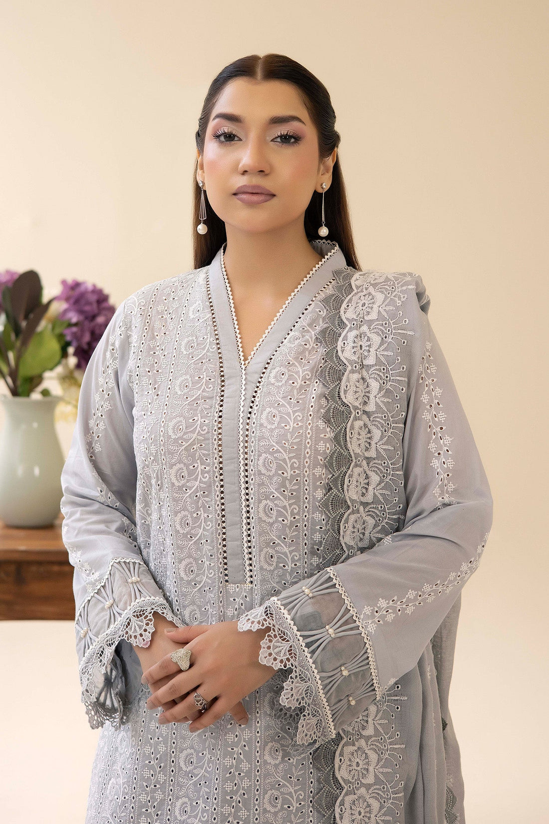 Adans Libas | Chikankari Lawn | CHIKANKARI LAWN-04 - 1