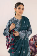 Alizeh | Sheen Lawn Prints 24 | Sea Mist - House Of Anaya