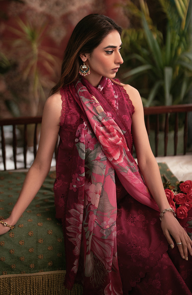 Seran | Afsanah Lawn 24 | Ruby - House Of Anaya