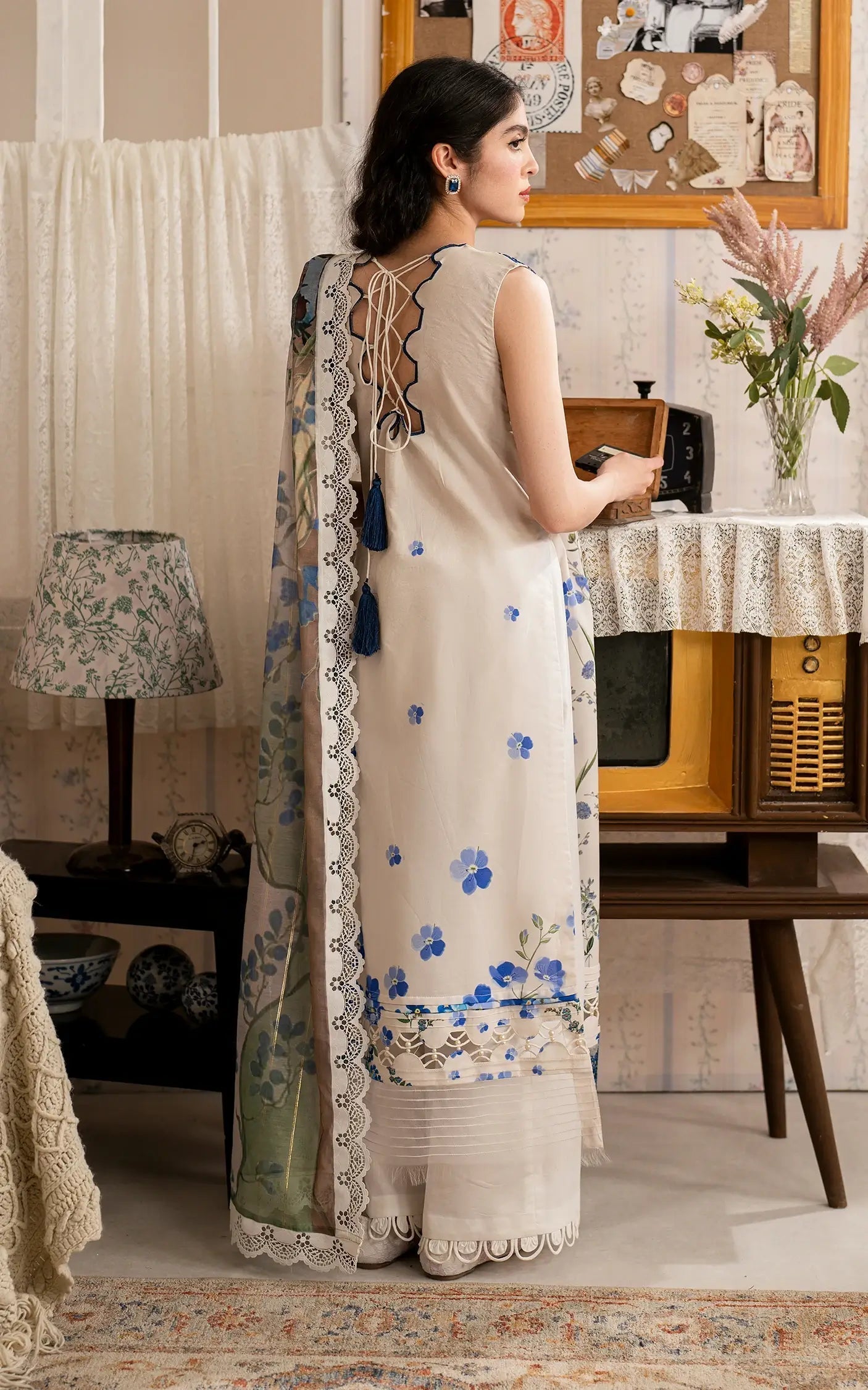 Asifa and Nabeel | Meraki Vintage 25 | Shabnam (MVL25-13) - House Of Zarish