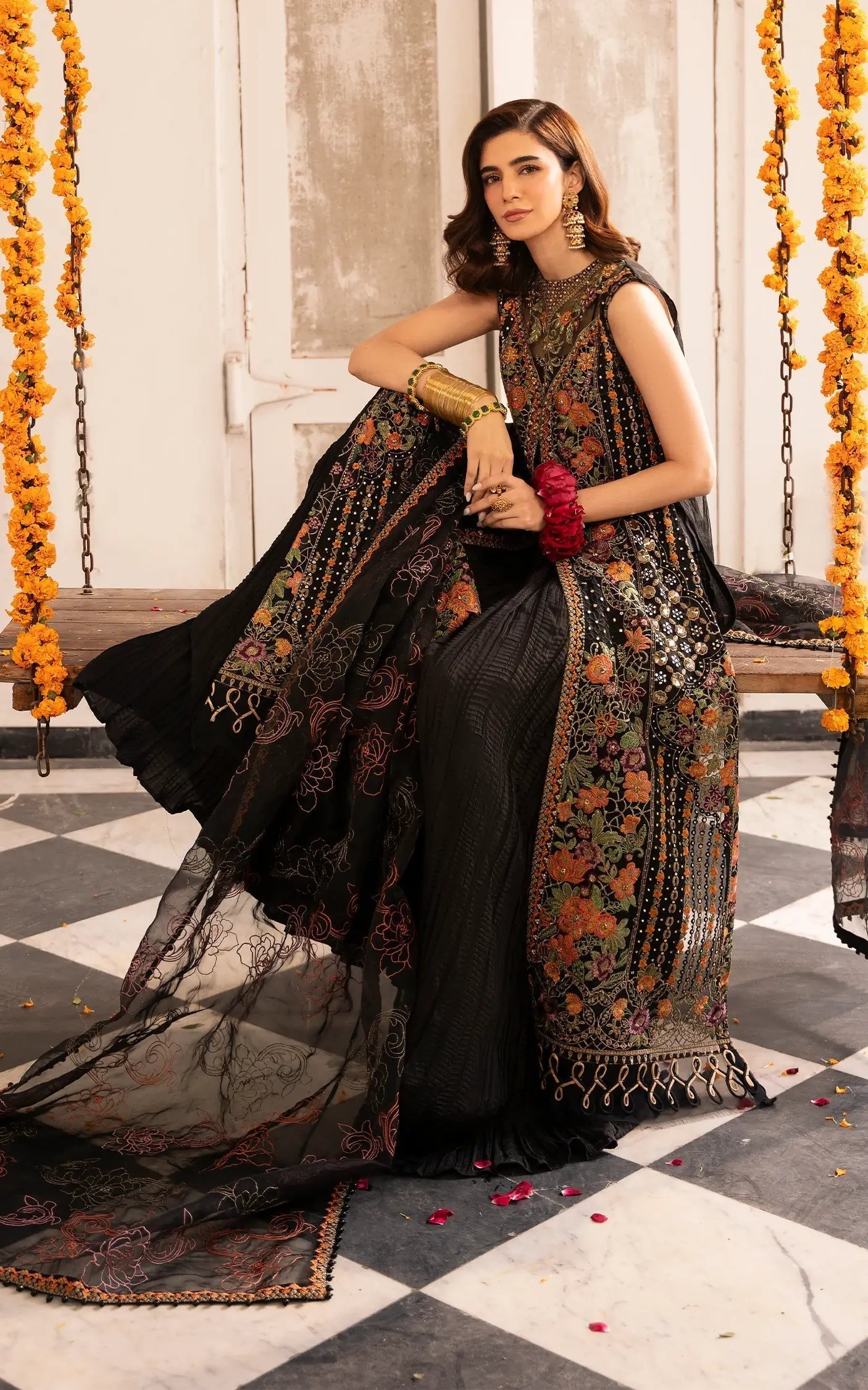 Asifa and Nabeel | Sunehri Eid 25 | Sitara-(SEF25-03) - House Of Zarish