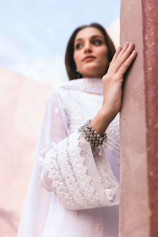 Azure | Embroidered Ensembles 3 Pcs | Snow Haze - House of Zarish