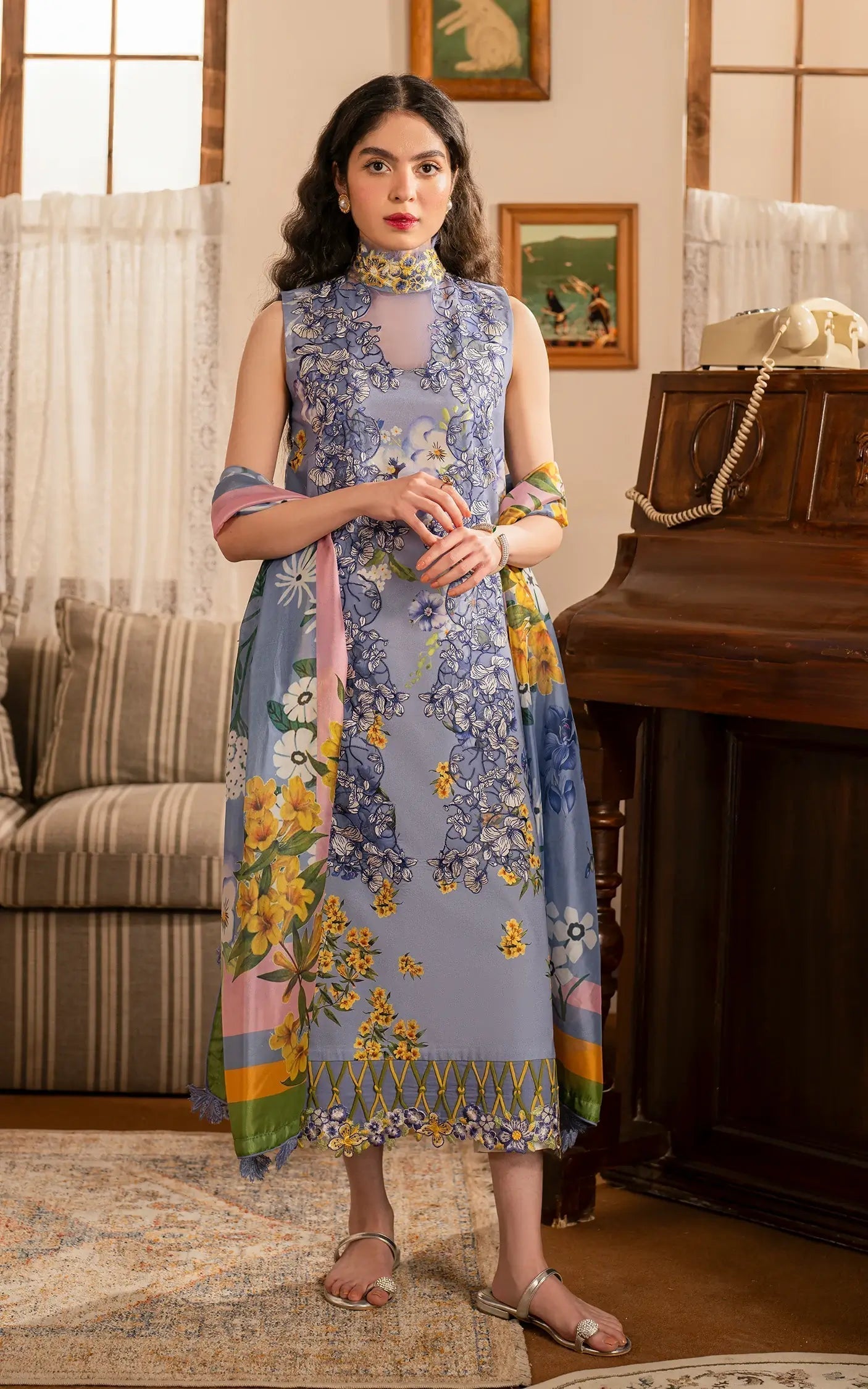 Asifa and Nabeel | Meraki Vintage 25 | Sunehri (MVL25-02) - House Of Zarish