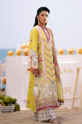AJR Couture | Dastan Luxury Lawn 25 | Sunset - House Of Anaya