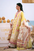 AJR Couture | Dastan Luxury Lawn 25 | Sunset - House Of Anaya