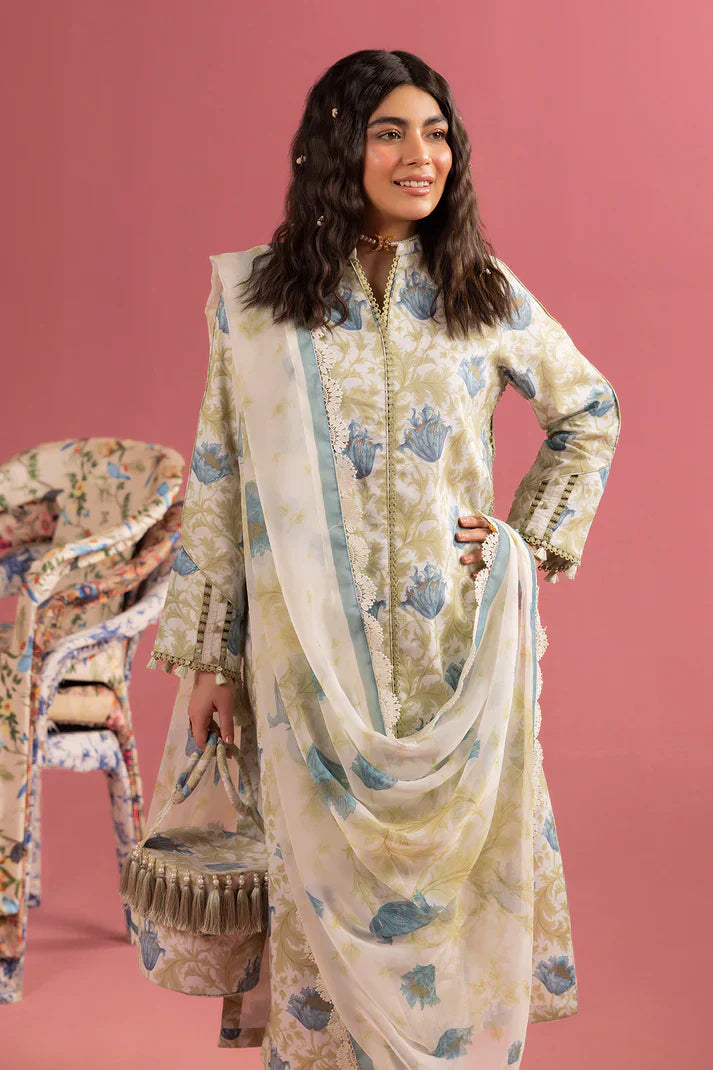 Alizeh | Sheen Lawn Prints 24 | Tesoro - House Of Anaya
