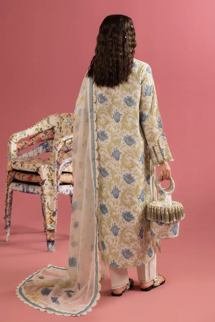 Alizeh | Sheen Lawn Prints 24 | Tesoro - House Of Anaya