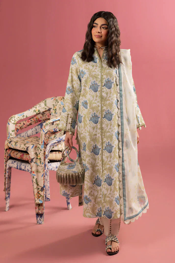 Alizeh | Sheen Lawn Prints 24 | Tesoro - House Of Anaya