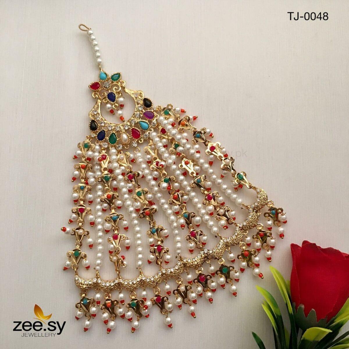 Peacock Jhumar-0048 - House Of Zarish
