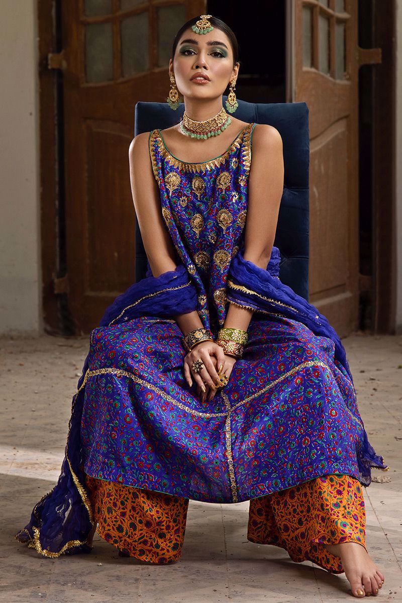 The Pink Tree Company | Wedding Wear | COBALT BLUE - House of Zarish