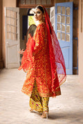 The Pink Tree Company | Wedding Wear | TANGERINE IN RED - House of Zarish