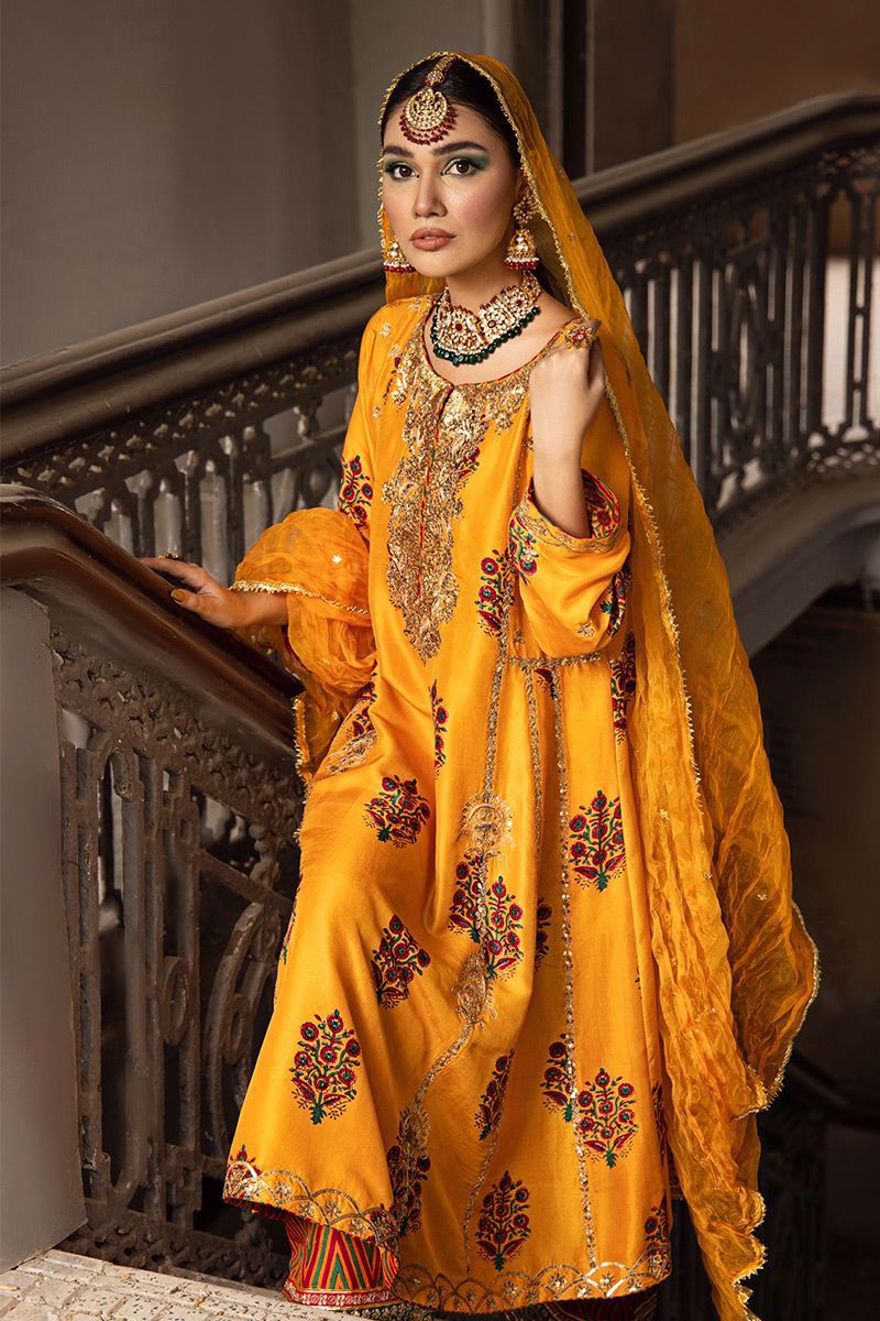 The Pink Tree Company | Wedding Wear | SAFFRON SYMPHONY - House Of Anaya