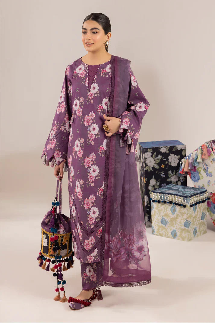 Alizeh | Sheen Lawn Prints 24 | Tulipa - House Of Anaya