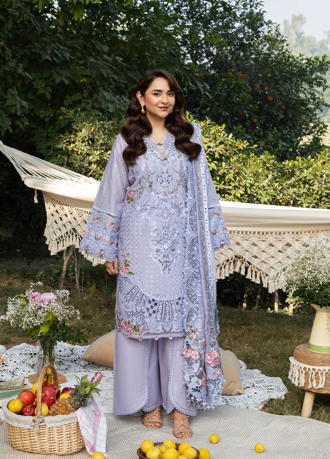 Elaf Premium | Eid Lawn'26 | ELY-3B PARADISE